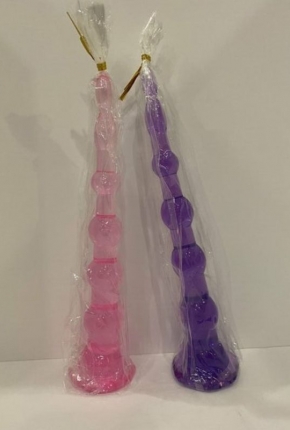 CENSAN 6 Boumlu 17,5 cm vantuzlu silikon anal plug